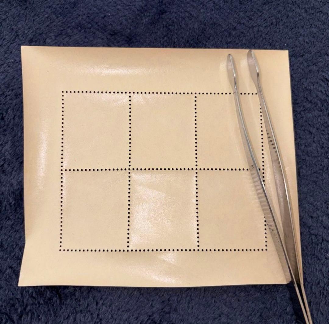 (銭単位)年賀切手　昭和25.26.27.28.29年小型シート　5種類