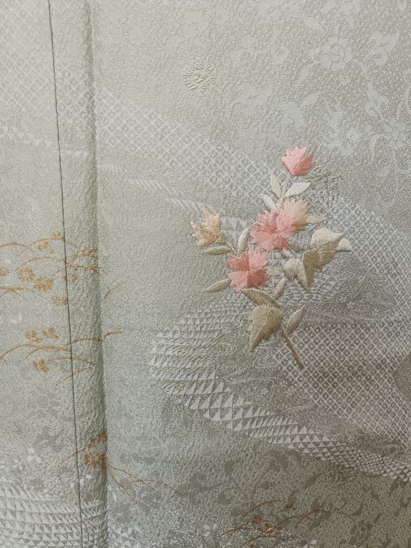 正絹訪問着　フルセット４点　入学式　卒業式　宮参り　七五三