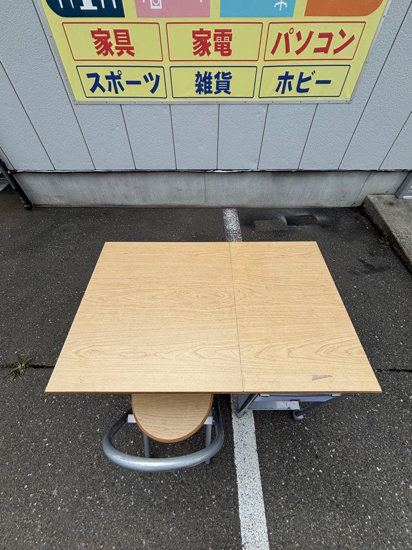 折りたたみ式デスク、チェアセット 収納できるタイプ
