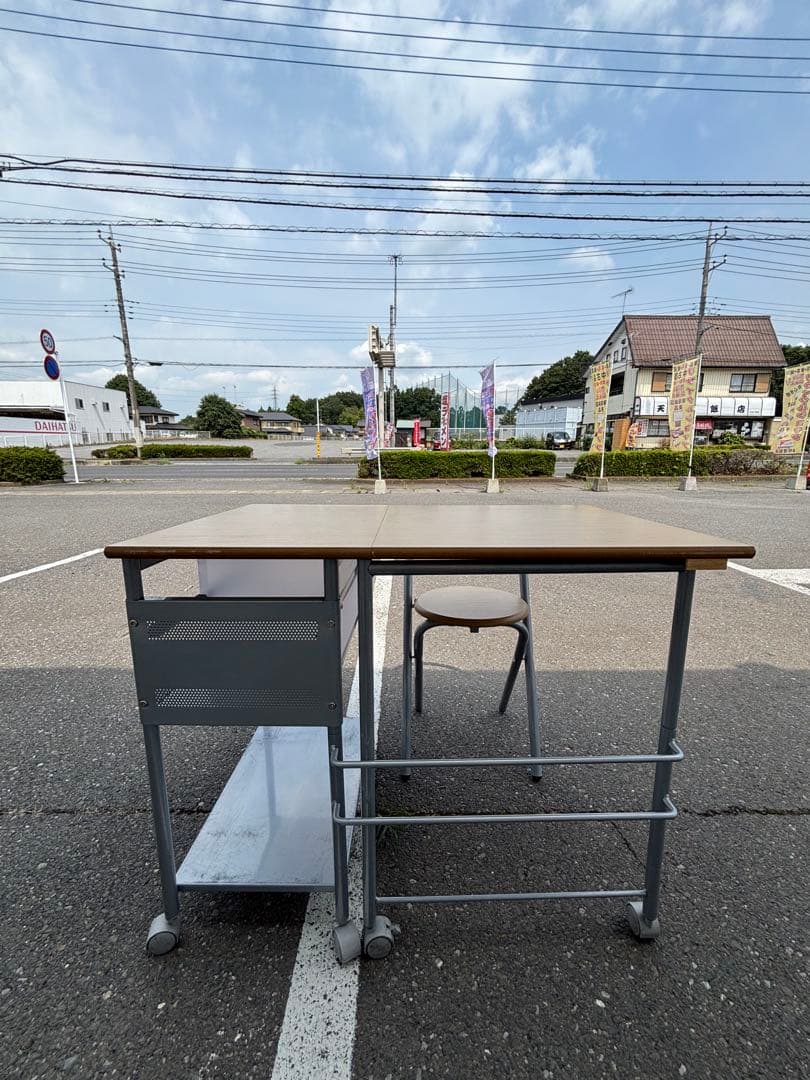 折りたたみ式デスク、チェアセット 収納できるタイプ