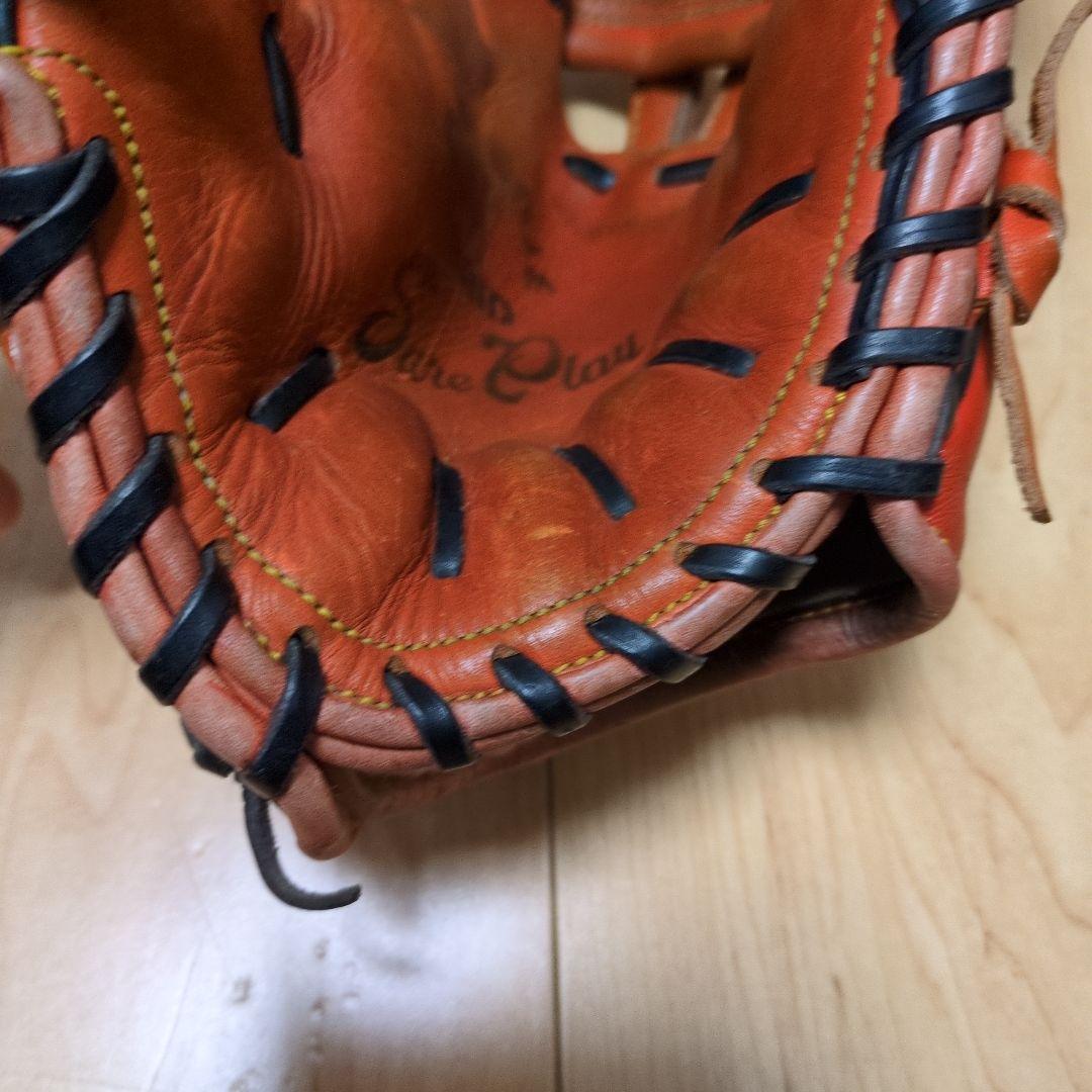 【希少】シュアプレイ　硬式用　外野手　左投げ用グローブ