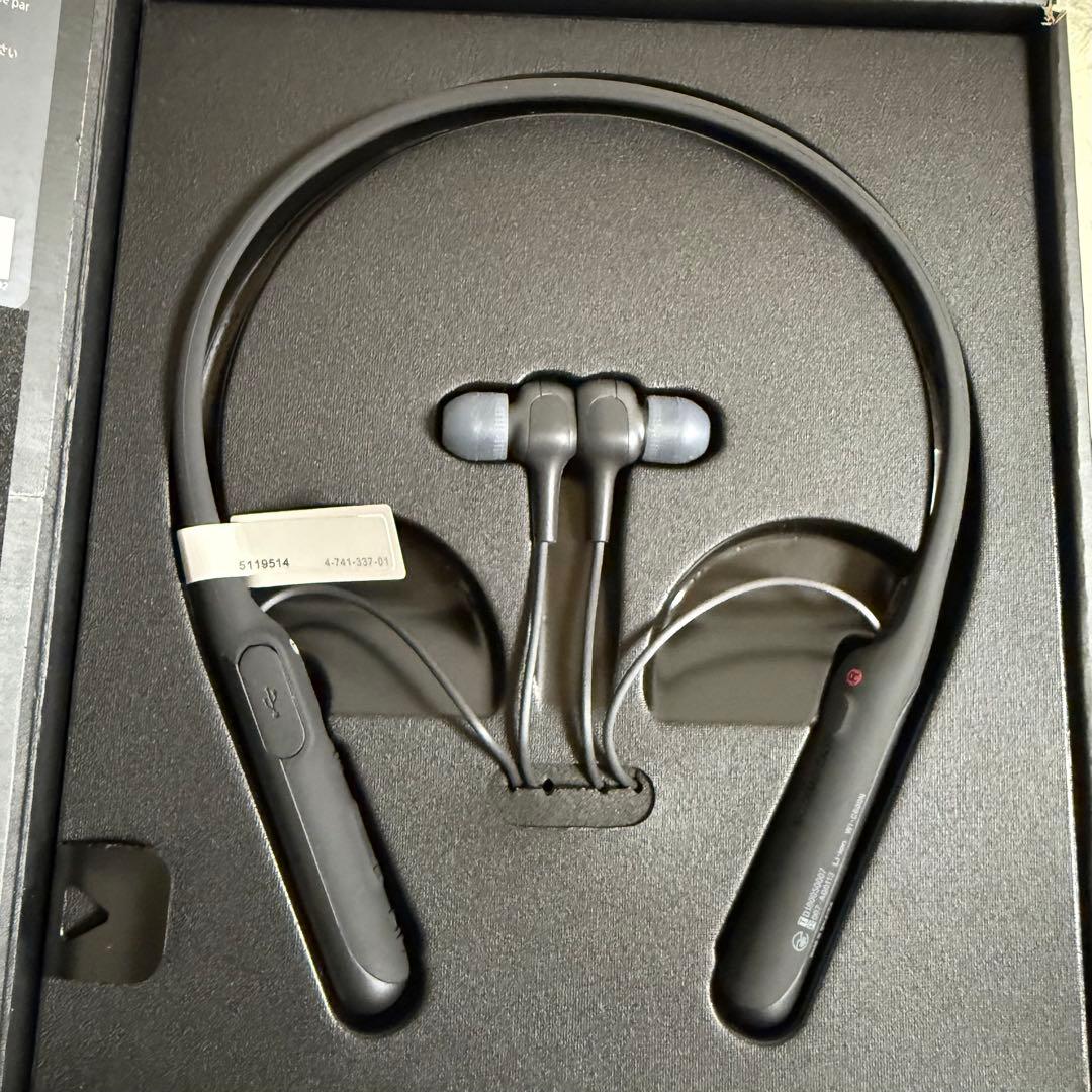 SONY WI-C600N ブラック ワイヤレスイヤホン ソニー