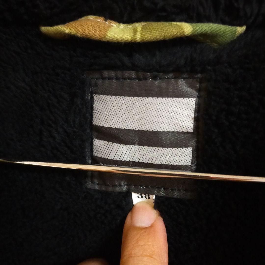 桃太郎ジーンズ 裏ボア ジャケット モッズコート 38(M) 迷彩 カモフラ柄