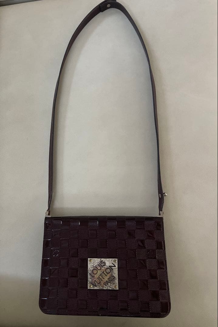 希少LOUIS VUITTON キャバレー　ダミエヴェルニ　ショルダーバッグ