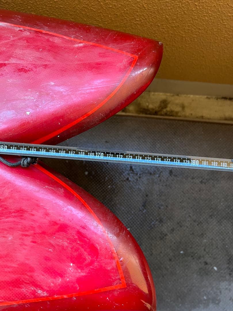 リッチパベル5'8\" レトロフィッシュ　ツインフィン