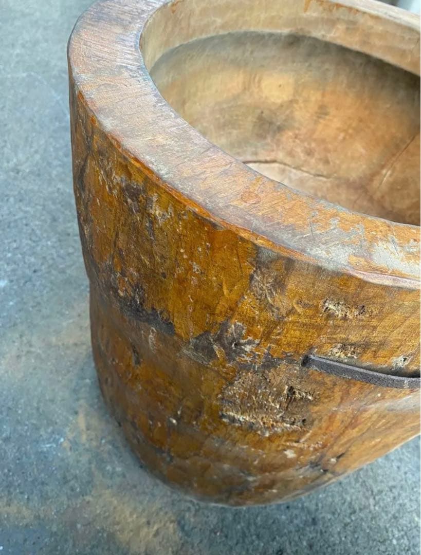 古民具　古道具　古民家　臼　木臼　餅つき　 アンティーク