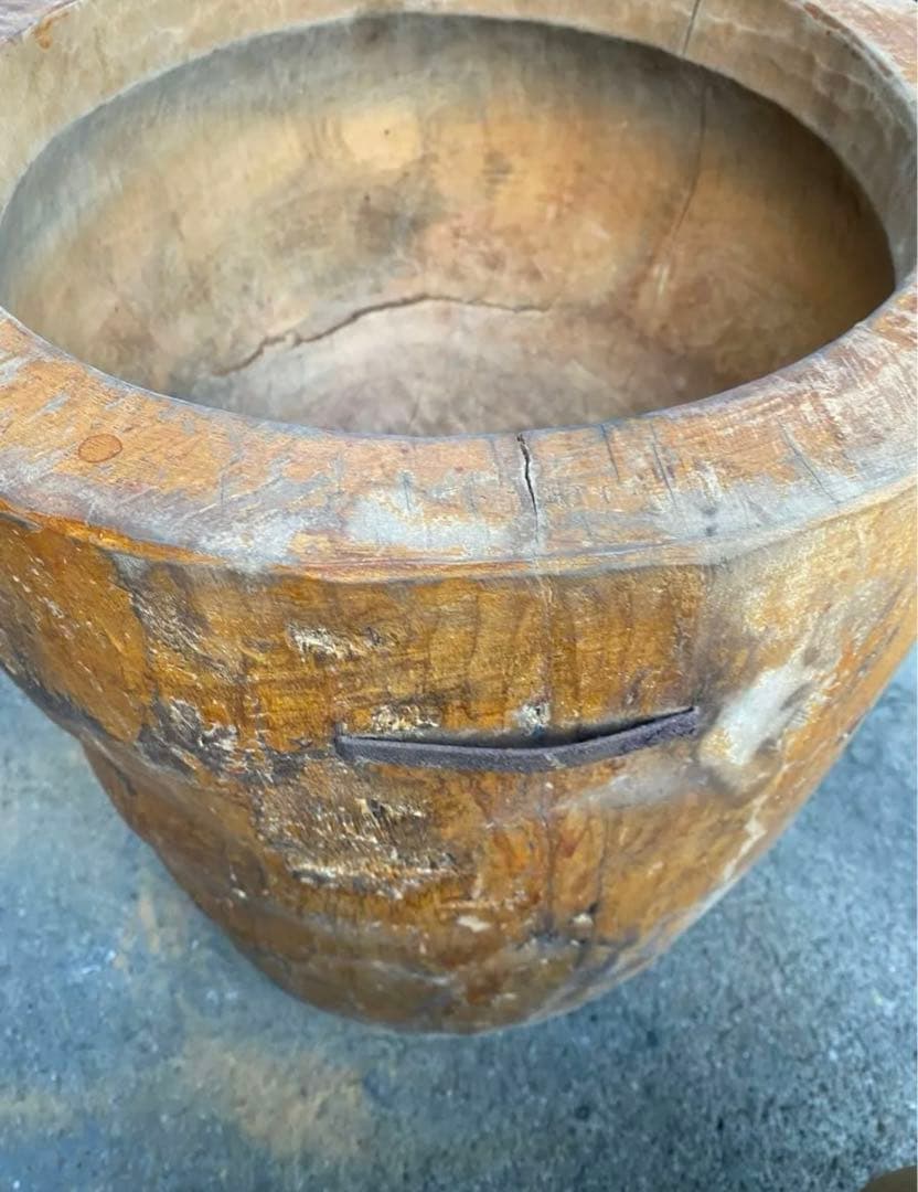 古民具　古道具　古民家　臼　木臼　餅つき　 アンティーク