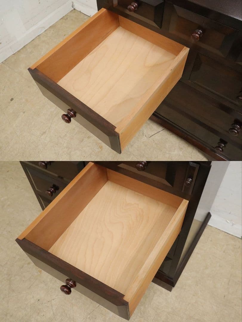 achibana【松本民芸家具】T型 ライティングビューローデスク机