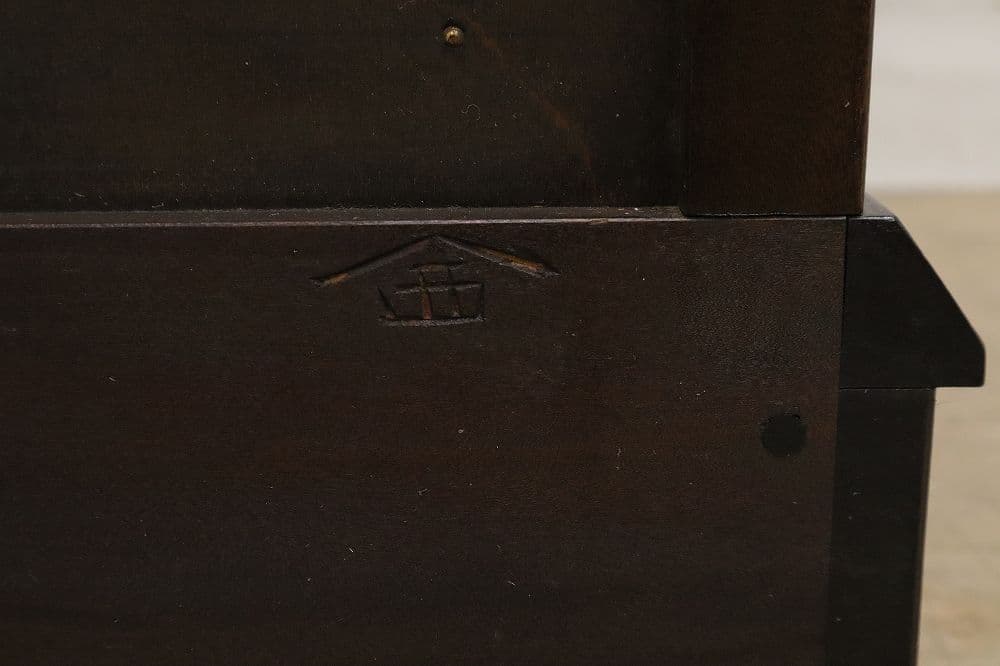 achibana【松本民芸家具】T型 ライティングビューローデスク机