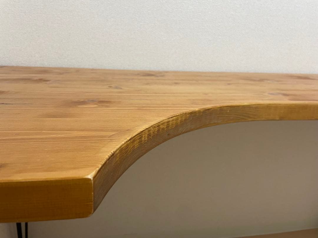 パソコンデスク オフィスデスク 机 L字 おしゃれ LOWYA ミシン台　木製