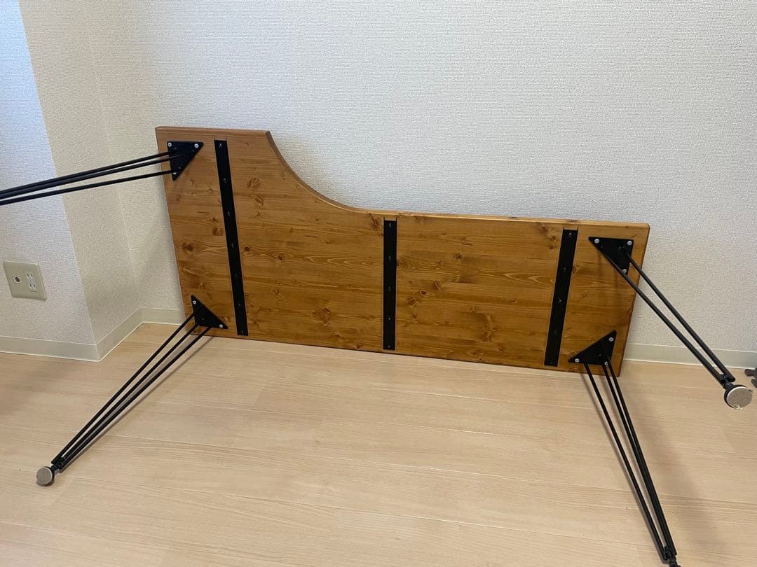 パソコンデスク オフィスデスク 机 L字 おしゃれ LOWYA ミシン台　木製