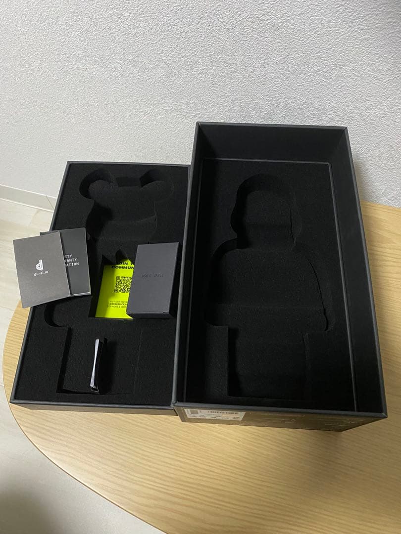 BE@RBRICK オーディオ　400% クリア　ベアブリック