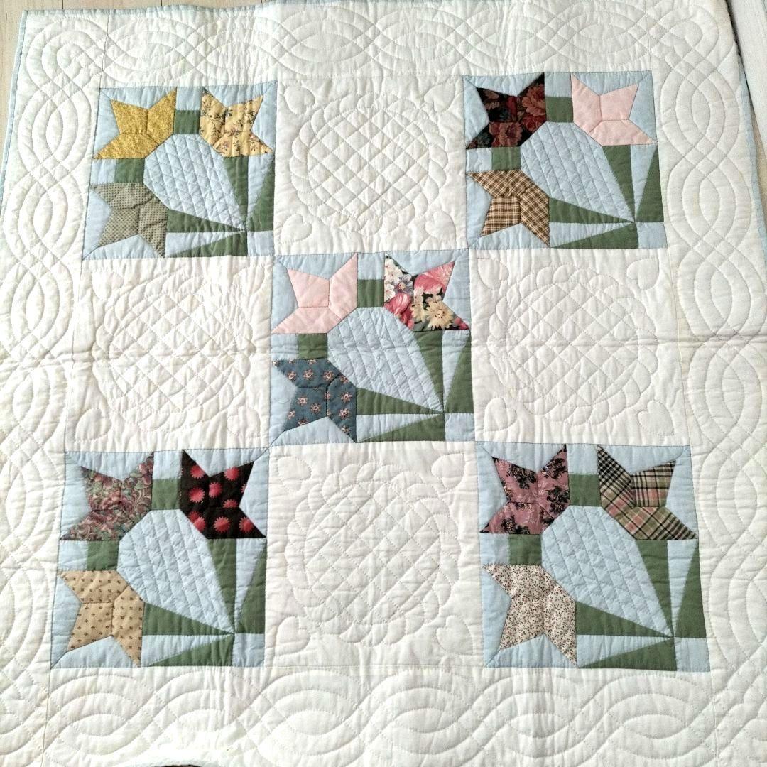 パッチワークタペストリー★ ハンドメイド★キルティング★ベビーキルト★キルト