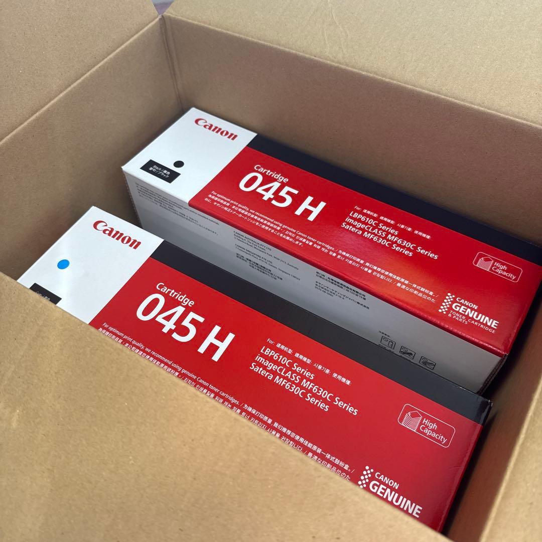 Canon 045 H トナーカートリッジ 4色セット