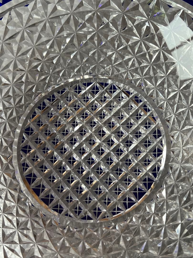 伝統工芸　江戸切子　お皿　ボール　未使用品