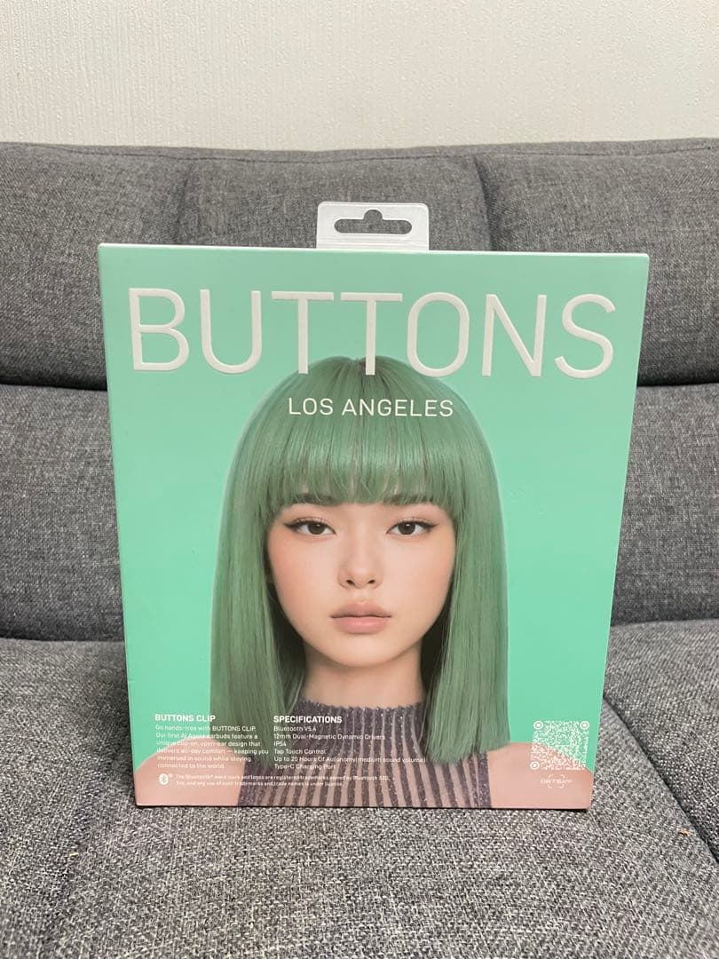 BUTTONS CLIP イヤーカフ ワイヤレスイヤホン