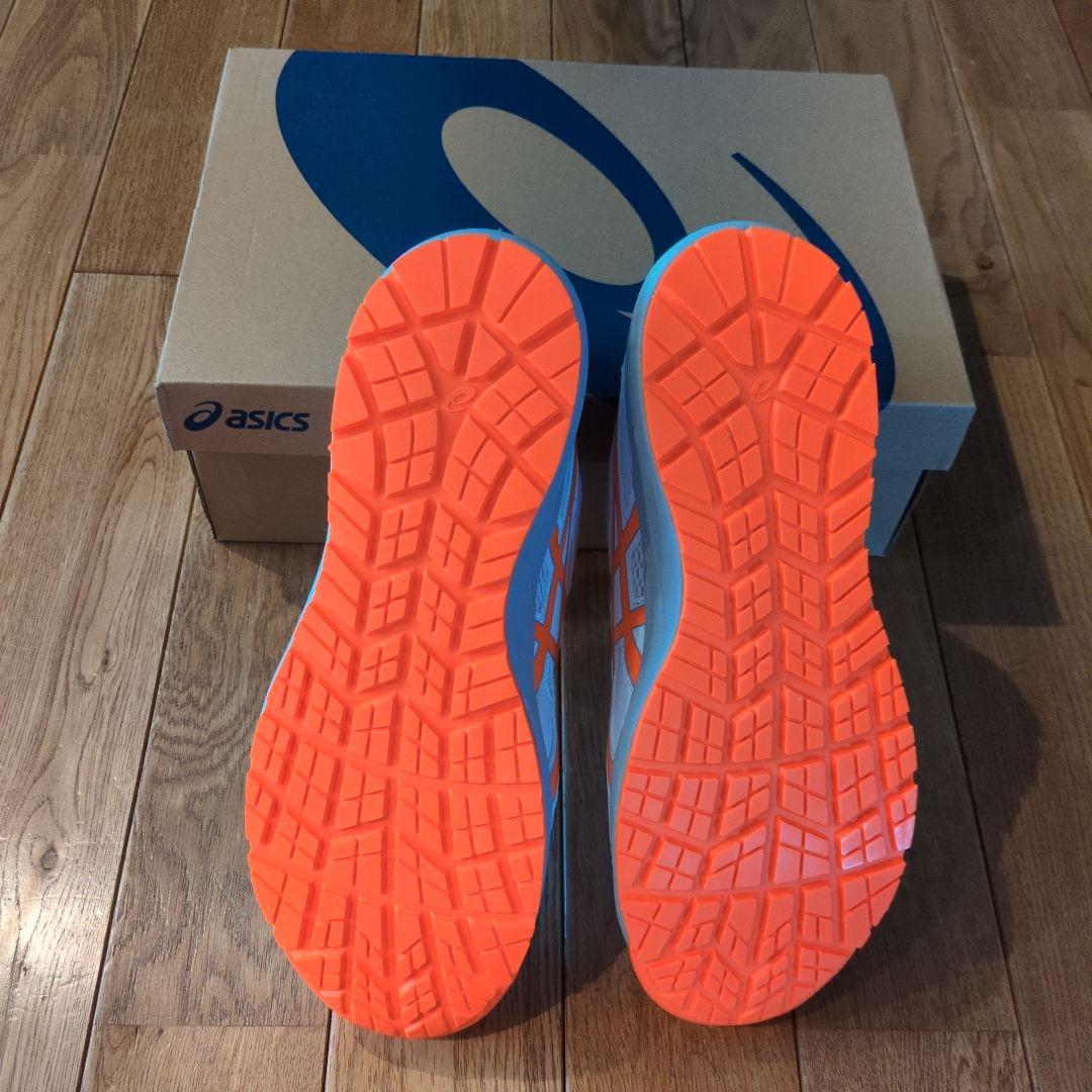 ASICS ボアシステム安全靴 CP219BOA ホワイト/オレンジ