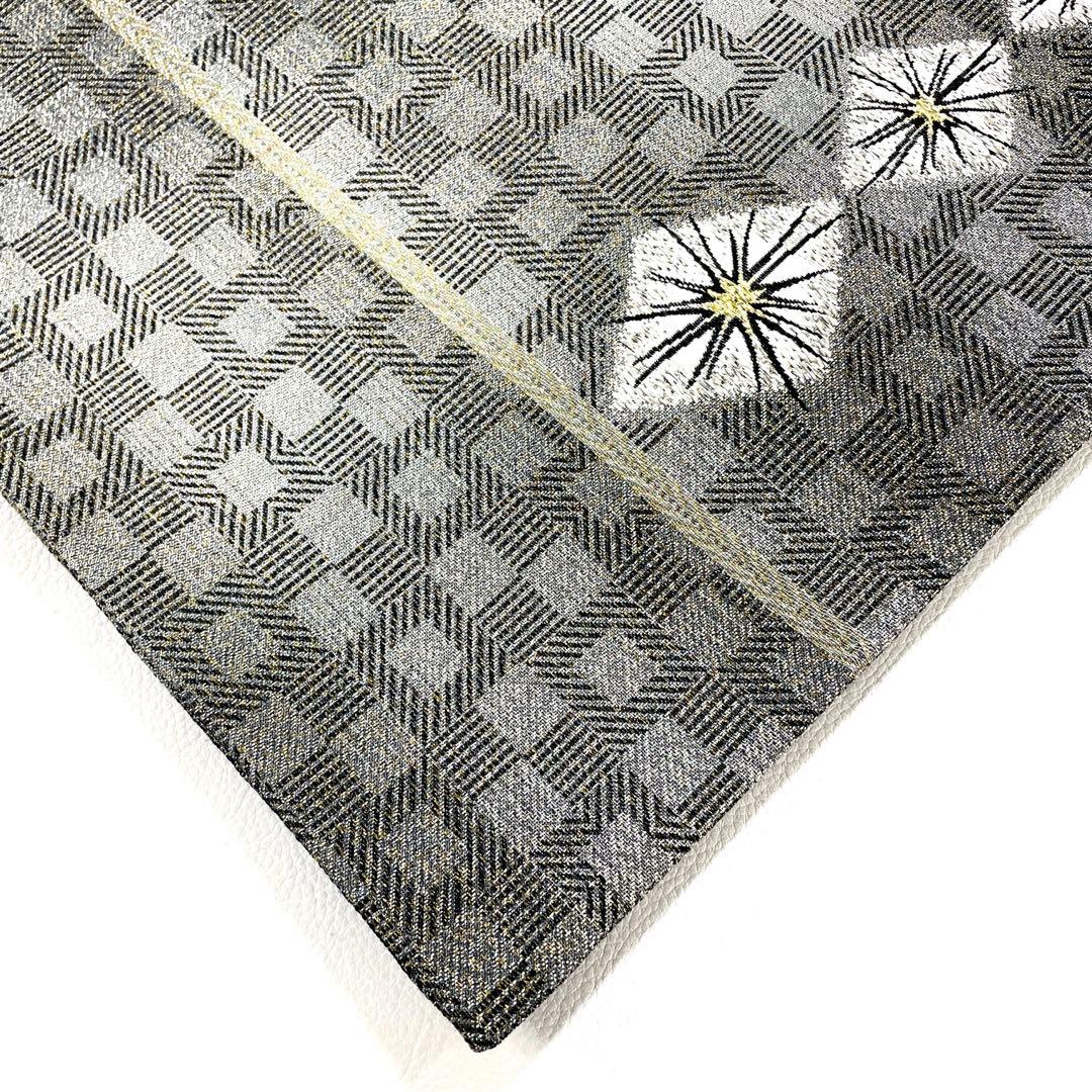 専用帯6016 ●高級 正絹 片面全通 リバーシブル 袋帯