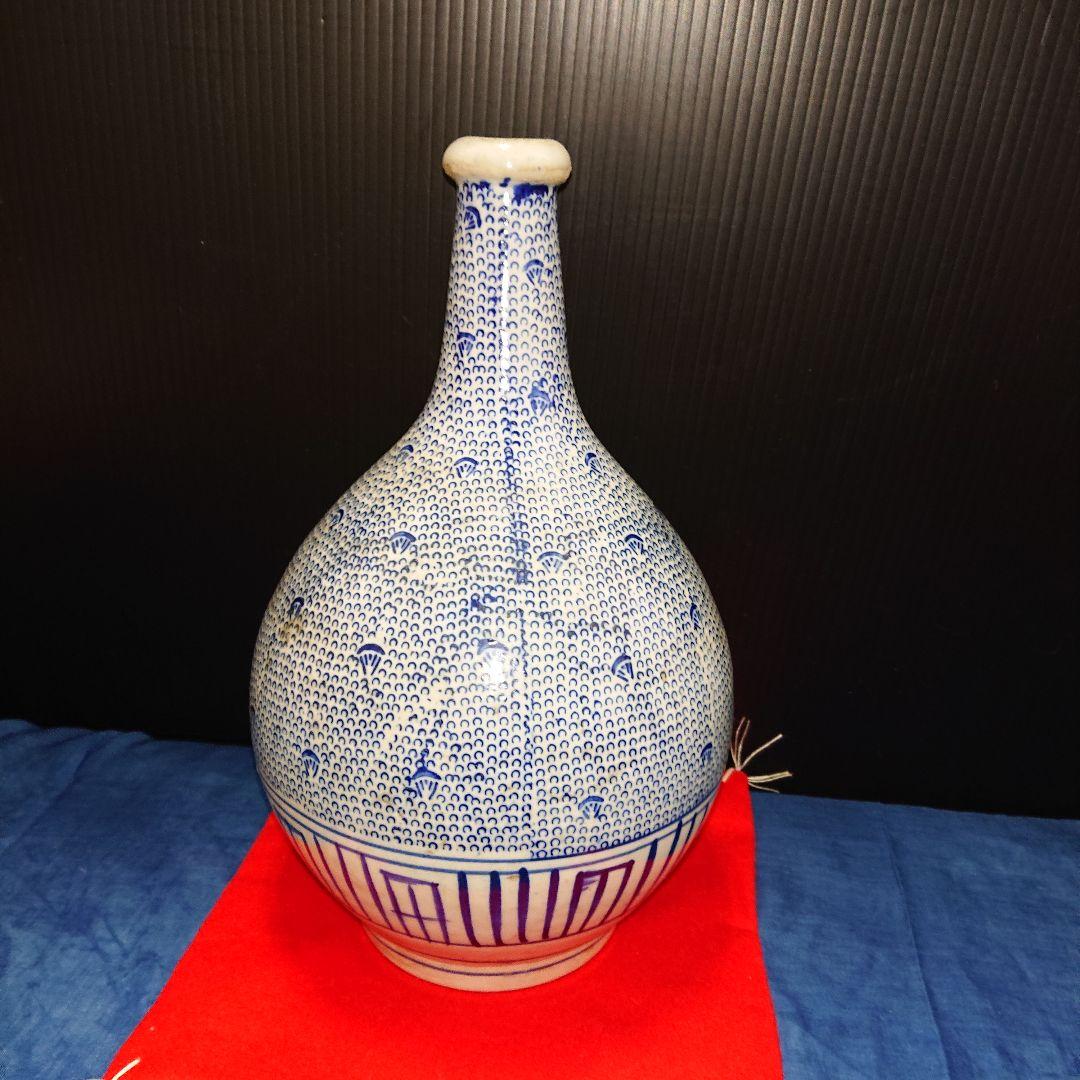 古伊万里、微塵唐草、徳利