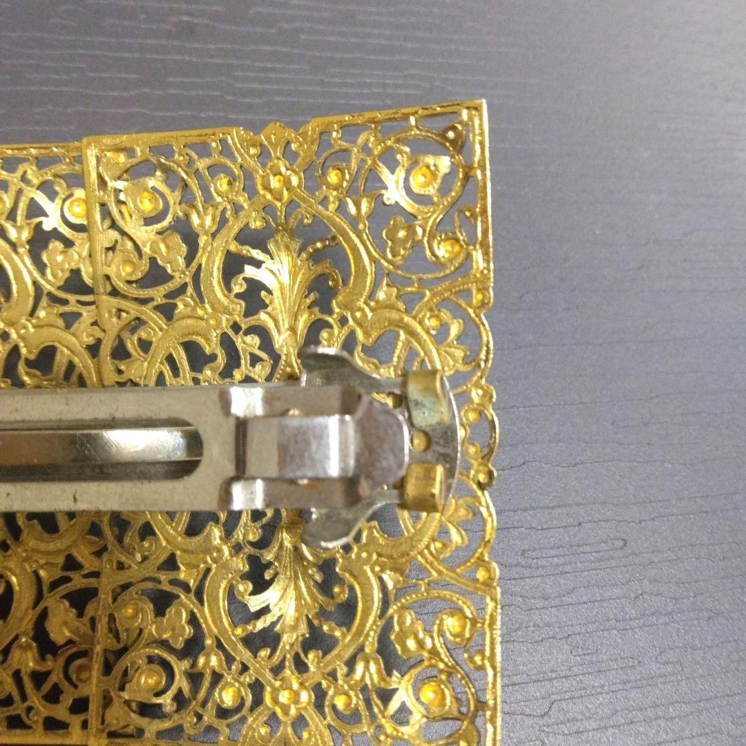 イマックレースメタルバレッタ