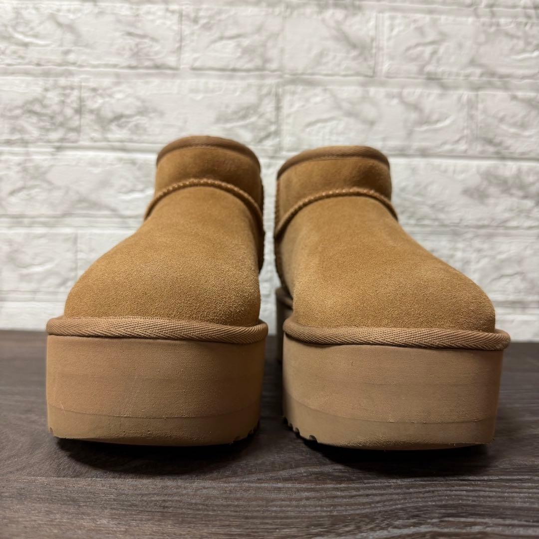 UGG クラシック ウルトラミニ プラットフォーム 23cm チェスナット　厚底