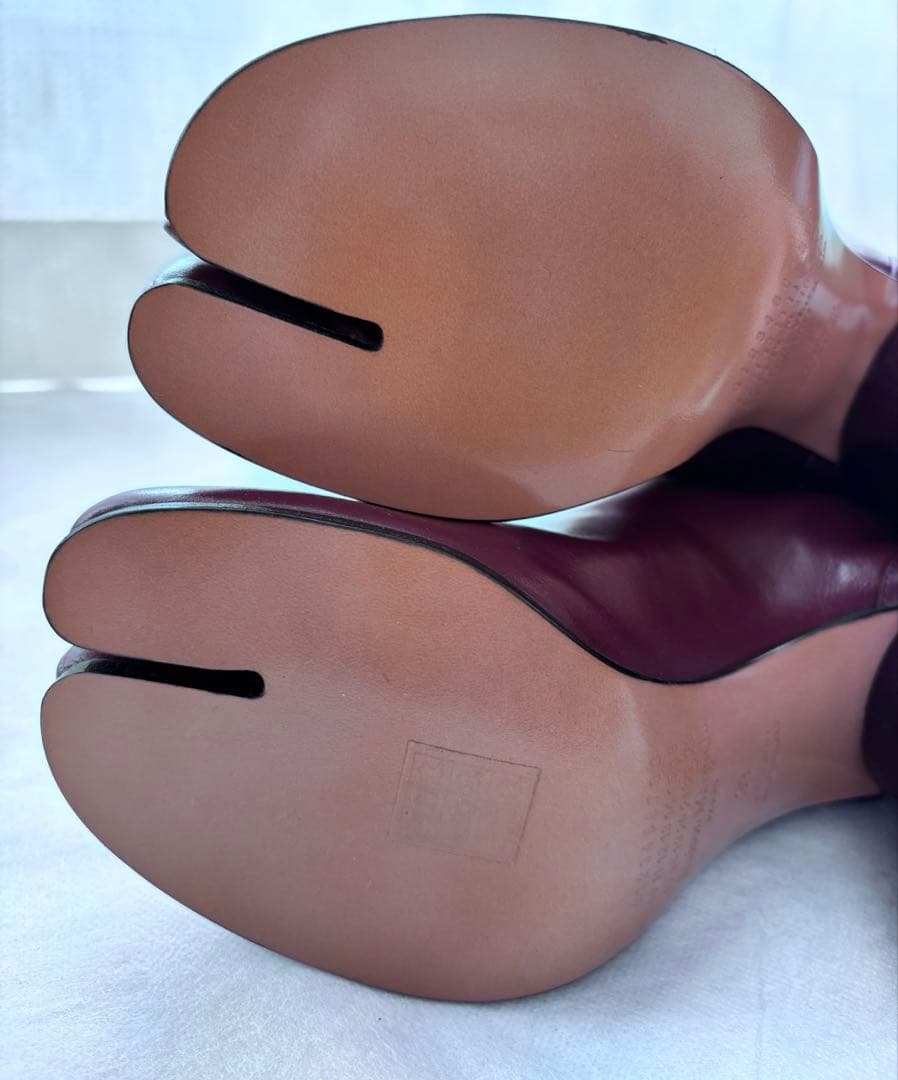 Maison Margiela Tabi size:39 バーガンディ