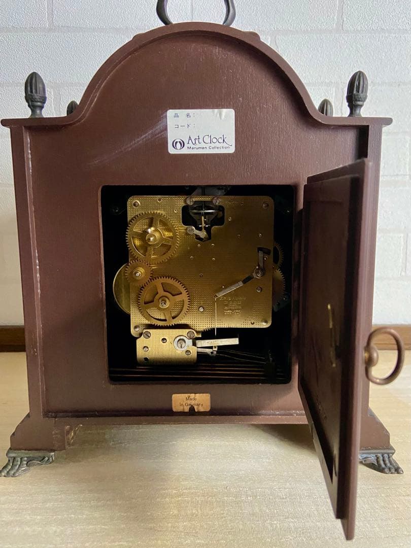 Franz Hermle ゼンマイ式置き時計 ムーンフェイズ