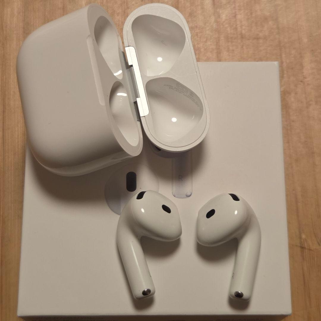 【美品】AirPods 4 本体 アクティブノイズキャンセリング