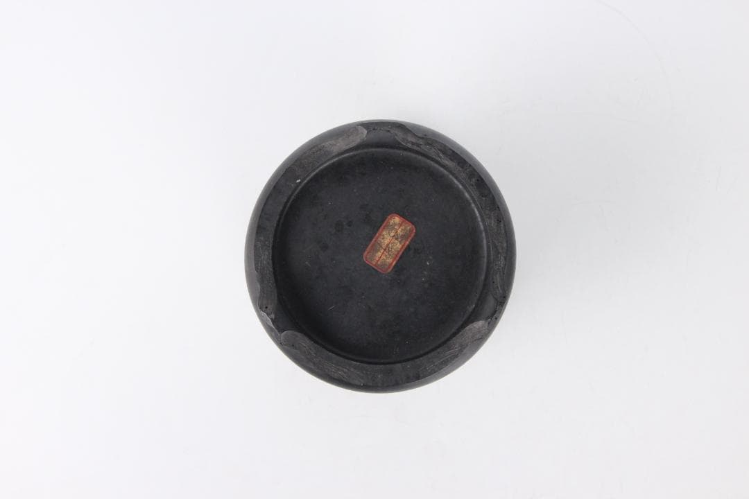 中国 清 希少 漆器 剔紅 堆朱 内七宝 唐木台付 置物 唐物 FJ21-9