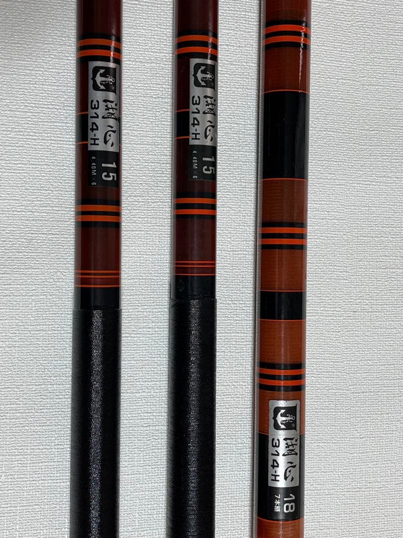 《未使用品》釣竿 高平釣具製造 湖心 3本セット