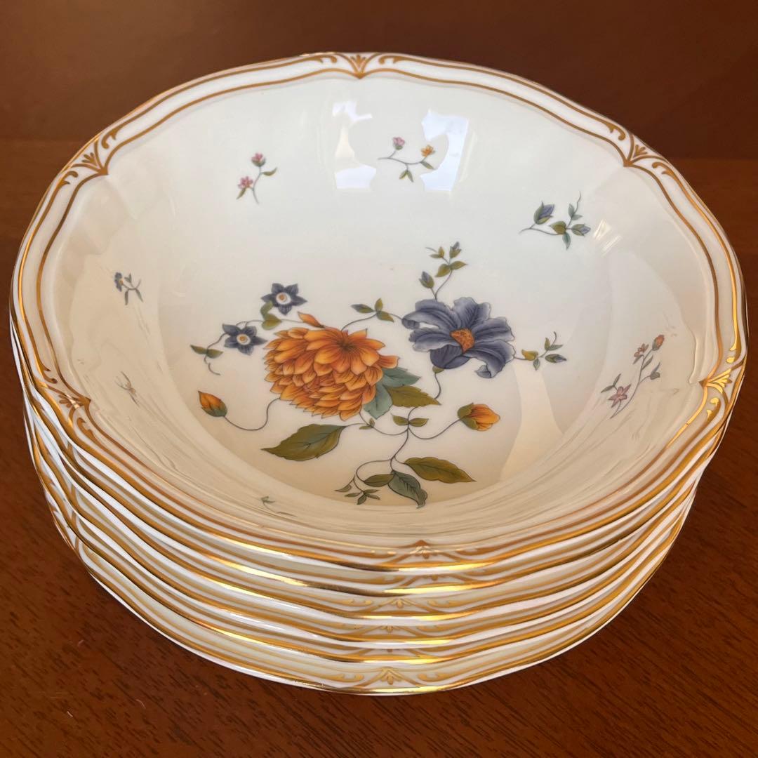 【黒壺美品】ウェッジウッド★ローズミード★サラダボウル　6個