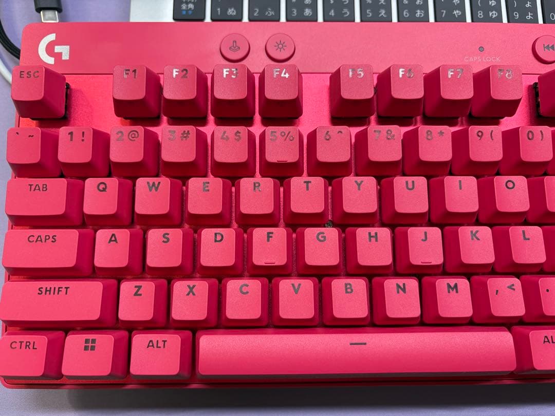 【美品】Logicool pro x tkl rapid マゼンタ ロジクール