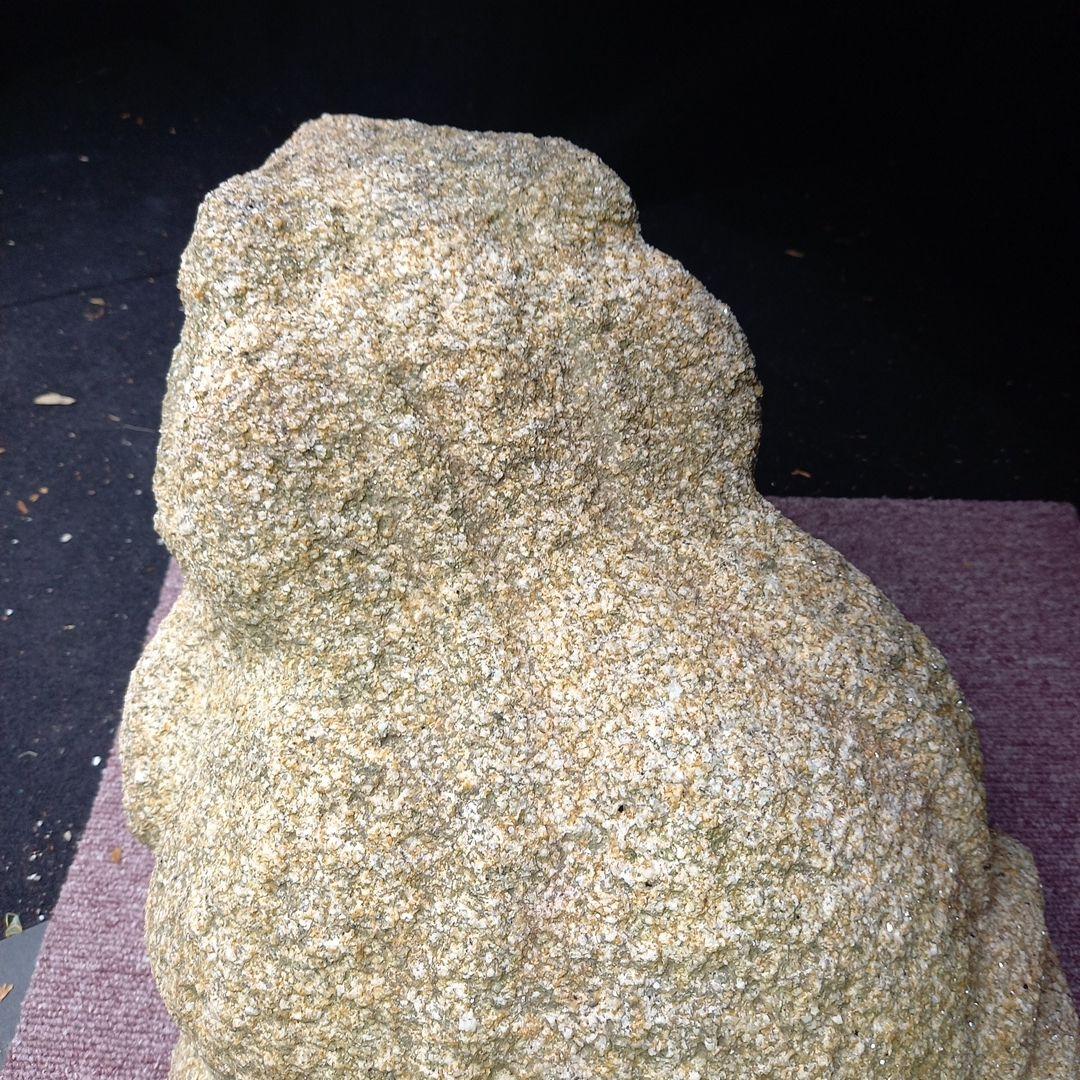 石のカエルの置物　重さ36㎏　アンティーク