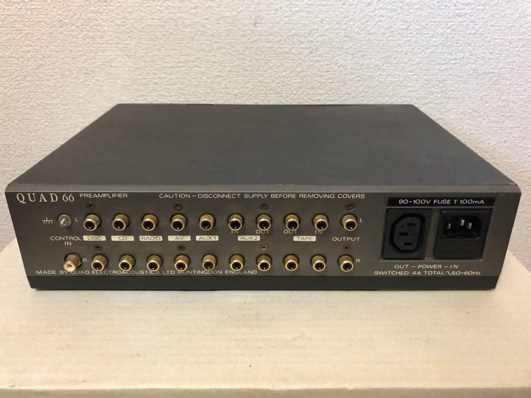 ジャンク 英国QUAD66コントロールアンプ プリアンプ