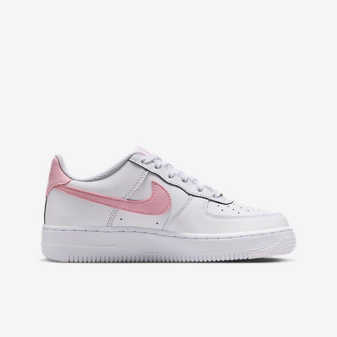 【新品24.5cm】NIKE｜エアフォース１GS｜ホワイト/ソフトピンク