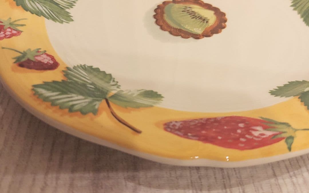 GIEN ジアン フルーツタルトプレート 6枚セット アンティーク