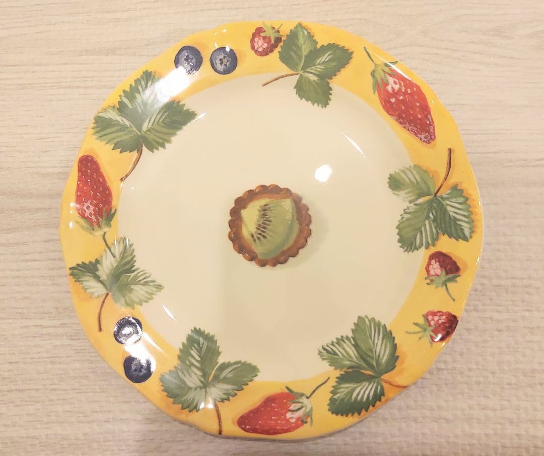 GIEN ジアン フルーツタルトプレート 6枚セット アンティーク