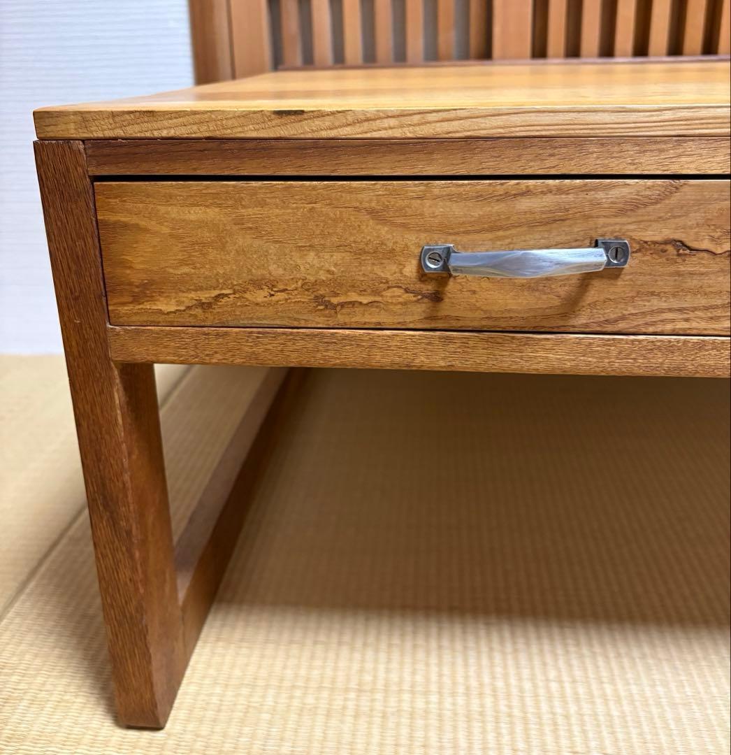 アンティーク 文机 テーブル センとナラ リペア済み