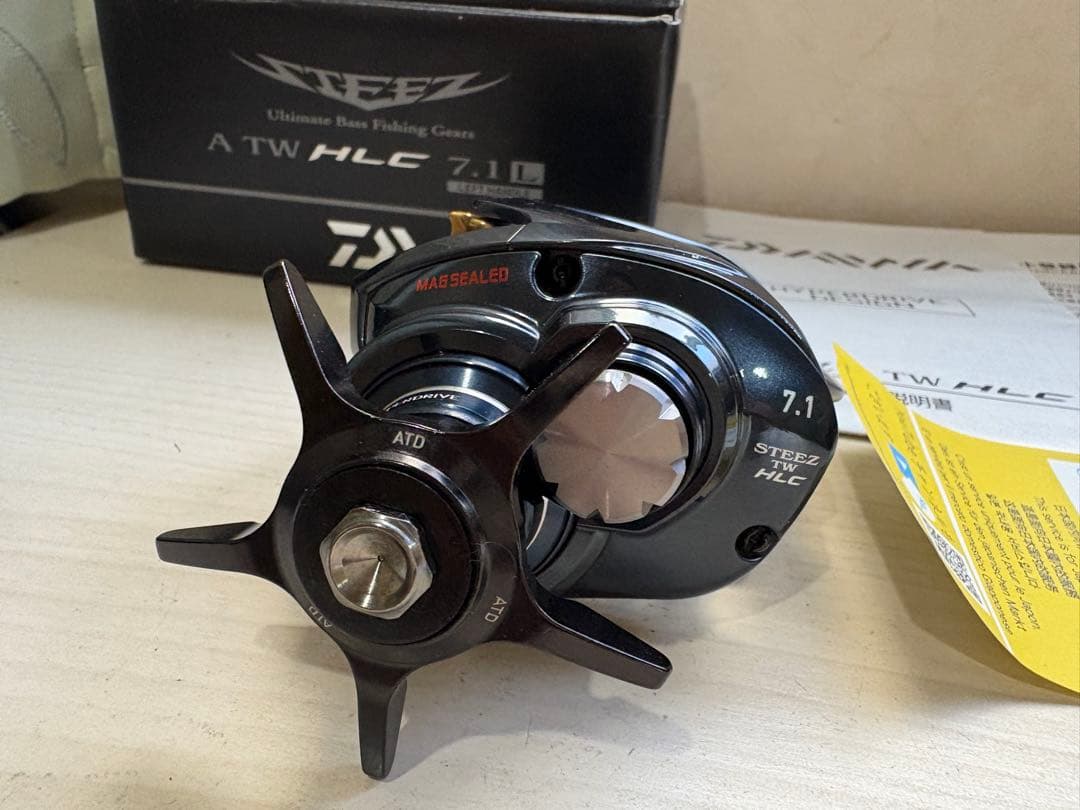 ★☆ダイワ　21スティーズ A TW HLC 7.1 ボディ　美品