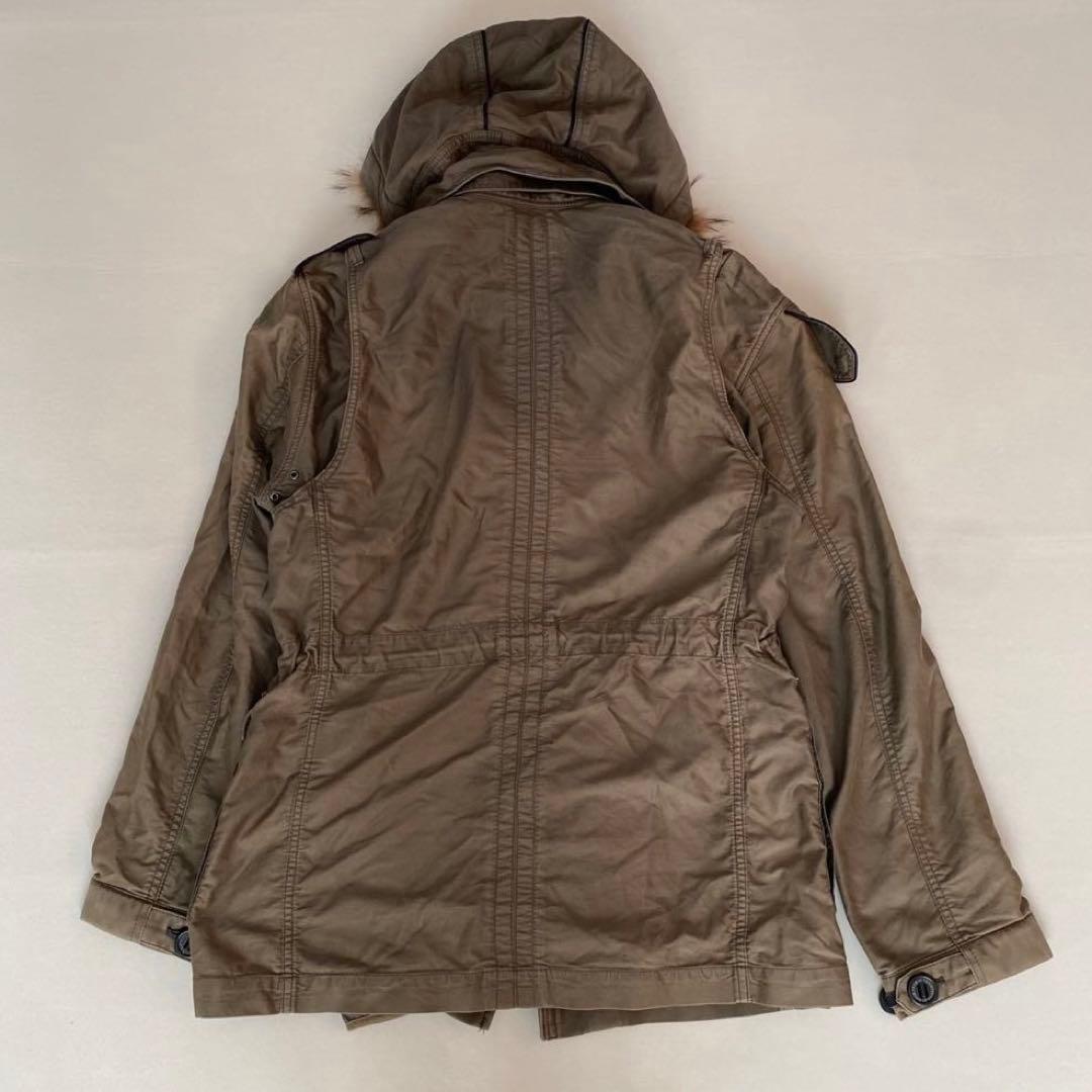 y2k 平成 00s モッズコート ファーフード　PPFM