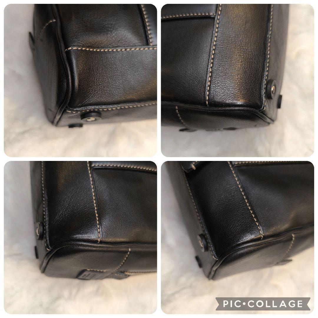 美品✨ COACH ハンドバッグ ブラック レザー ショルダーバッグ コーチ