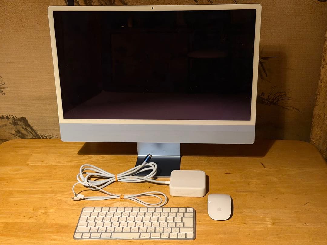 iMac M1 24インチ Blue(画面フィルム付き)