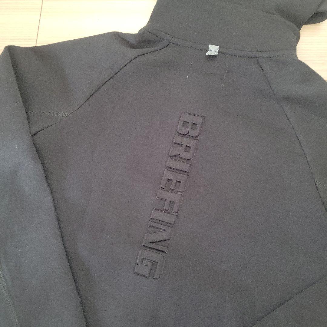 美品❤BRIEFING フード付きウォームダブルジップジャケット☆ブラック