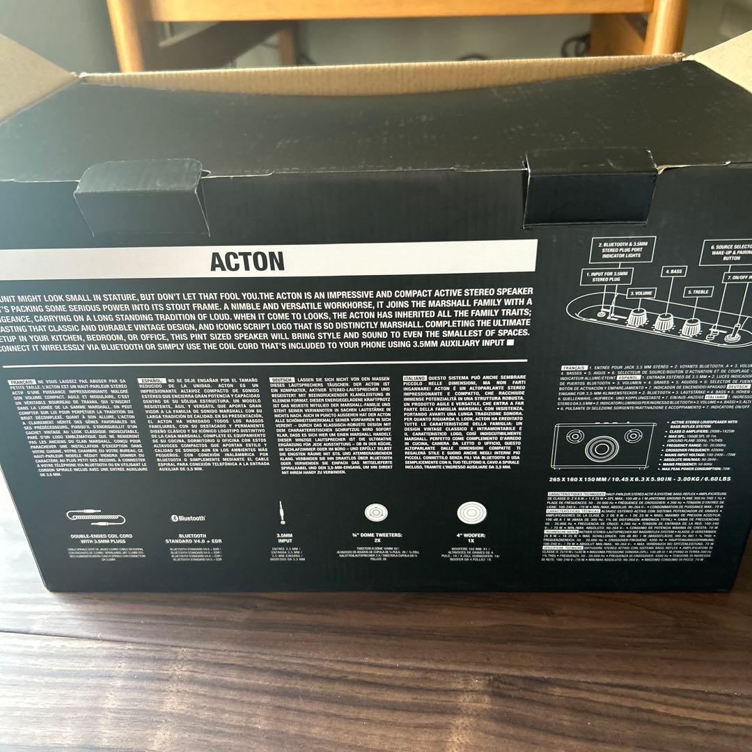 Marshall ワイヤレススピーカー　ACTON