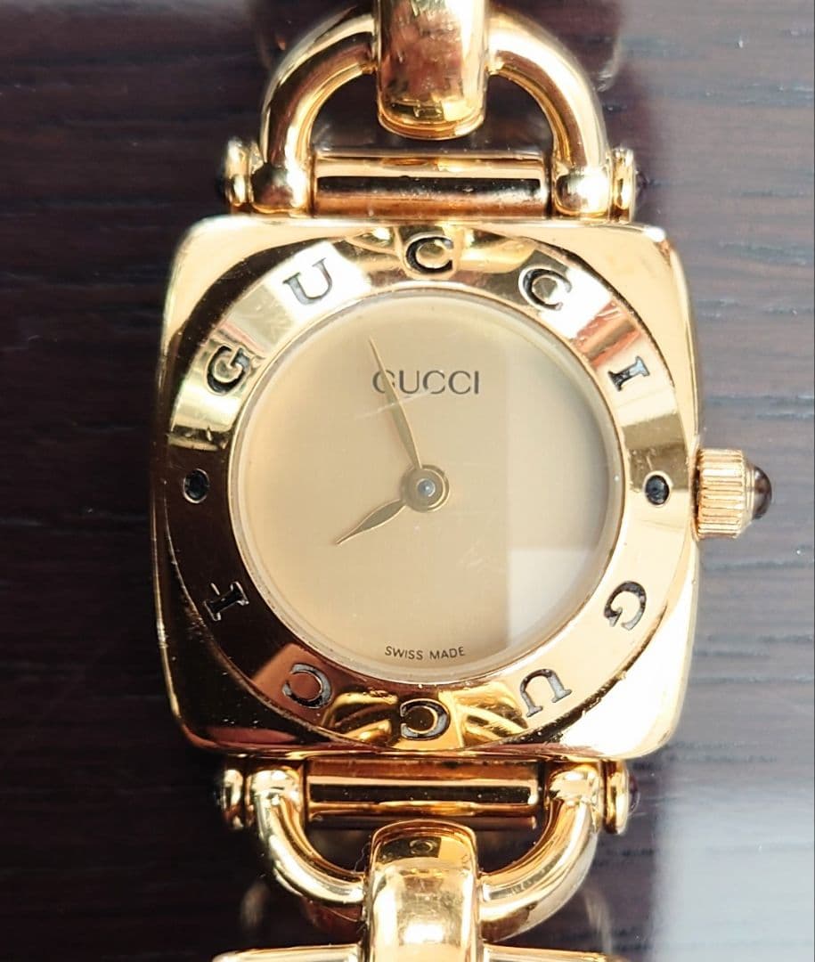 Moon　GUCCI　6300L　レディース　腕時計