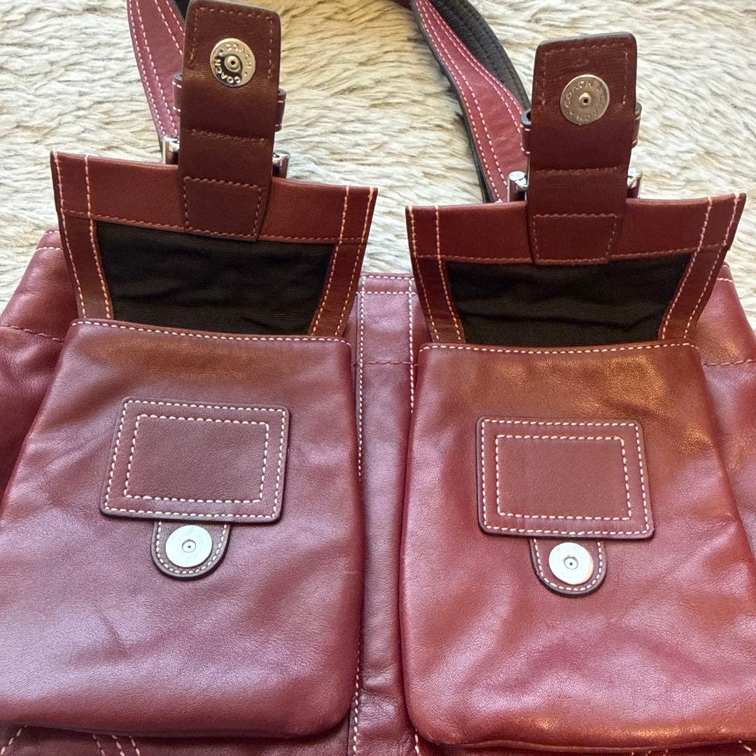 コーチ　⭐︎ coach ソーホー　オールレザー　ハンドバッグ