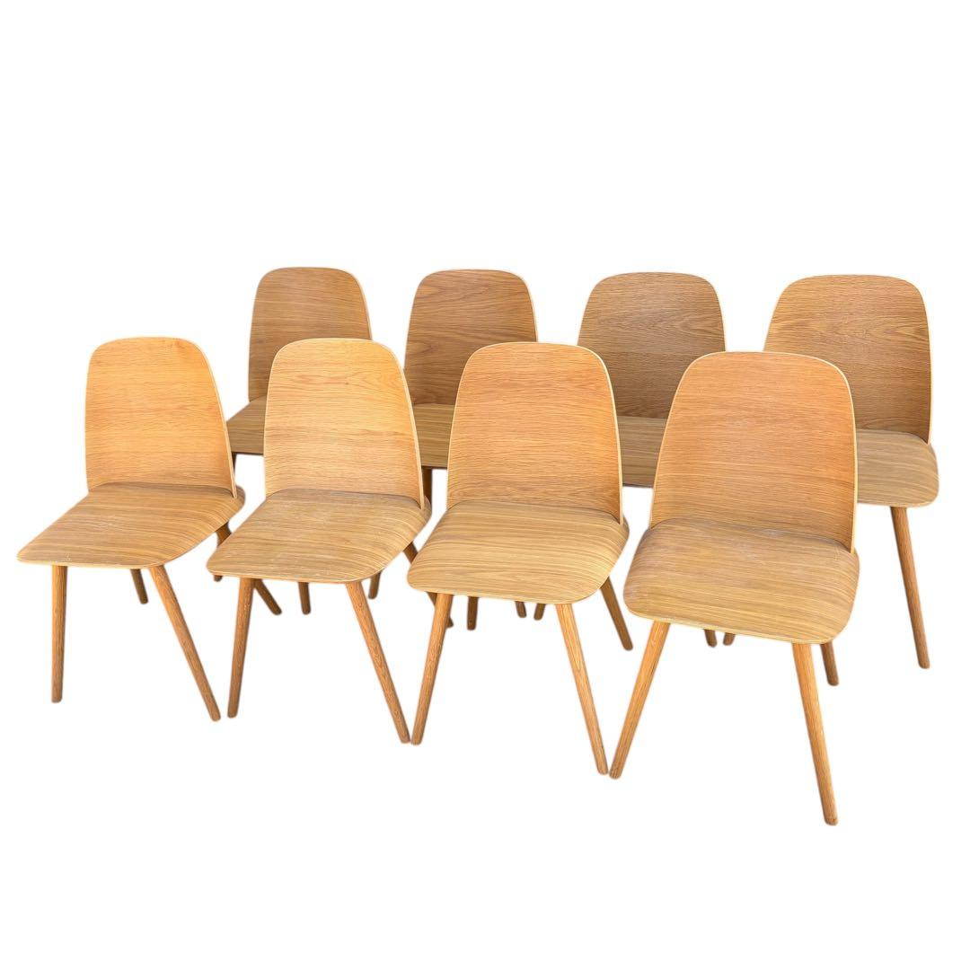 【美品】muuto ムート Nerd Chair ナードチェア オーク 2脚分②