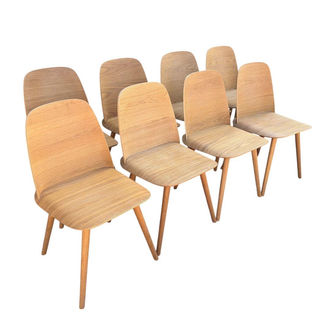 【美品】muuto ムート Nerd Chair ナードチェア オーク 2脚分②
