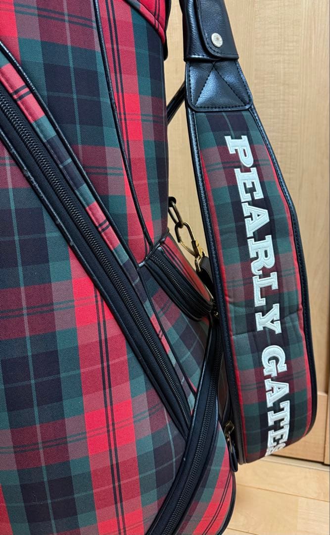 完売★パーリーゲイツ★キャディバッグ★ゴルフ★ゴルフバッグ★レア★チェック柄