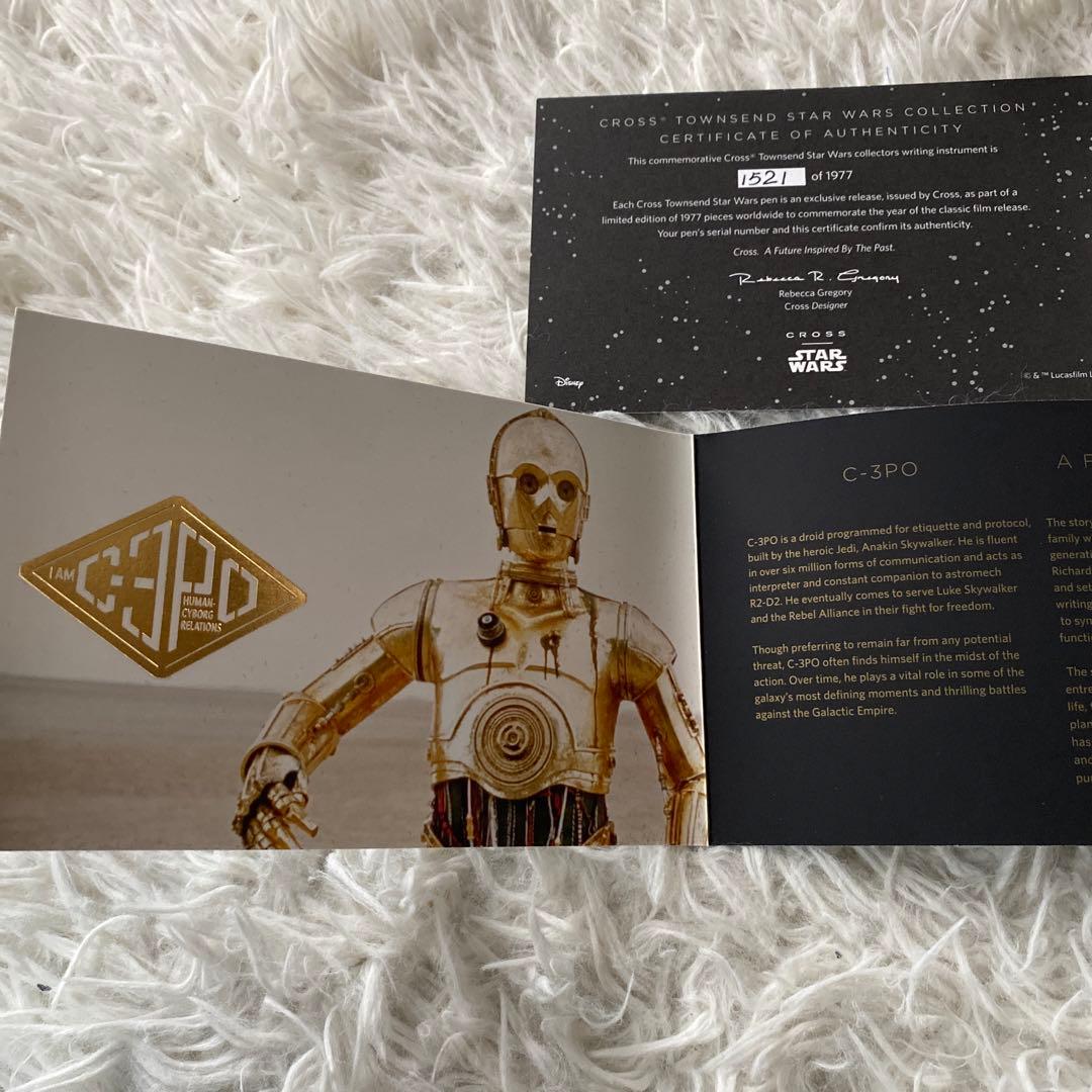 CROSS　【限定品】スター・ウォーズ　ボールペン　ゴールド